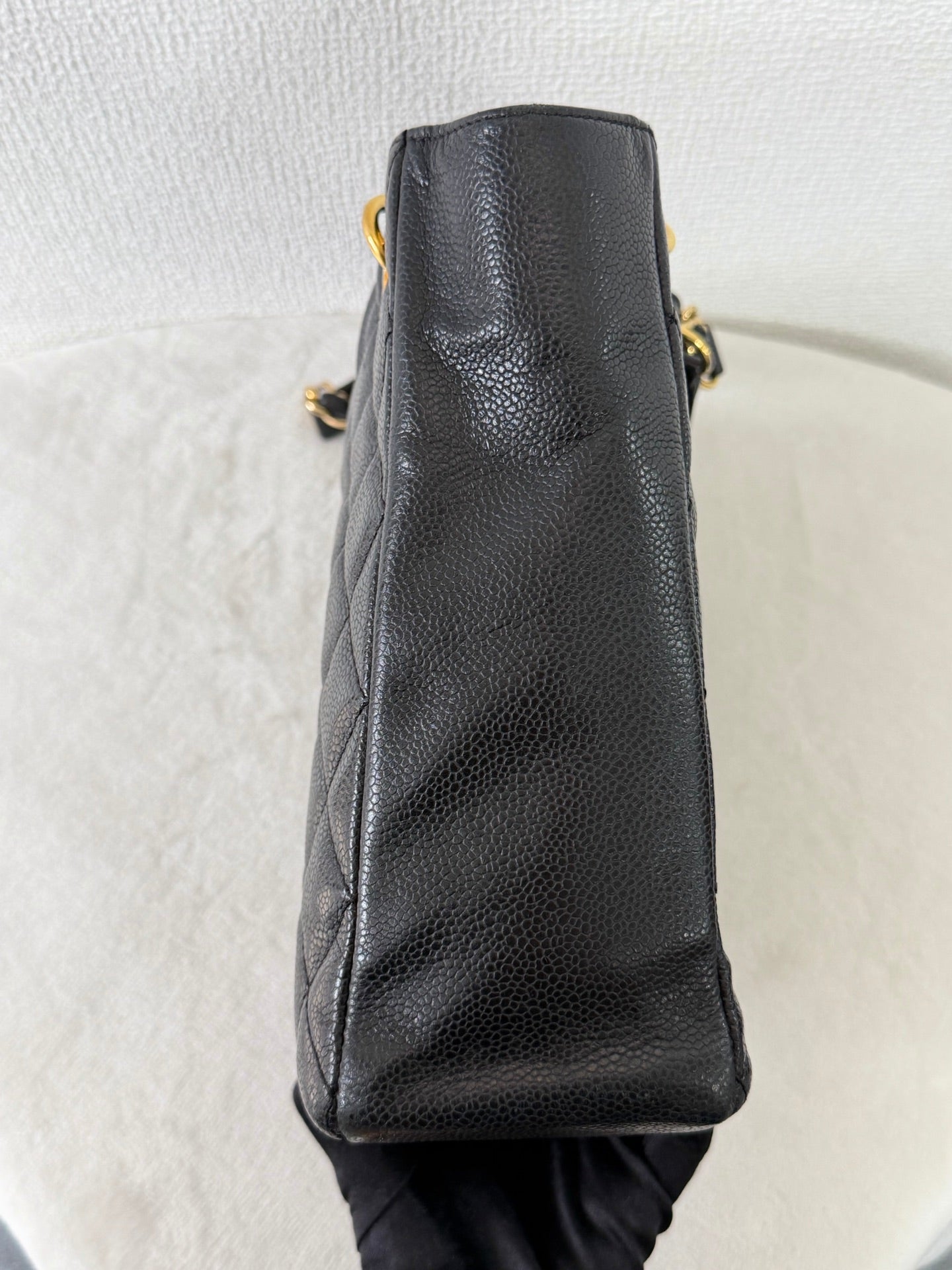 CHANEL Quilted Geuine GST Tote bag