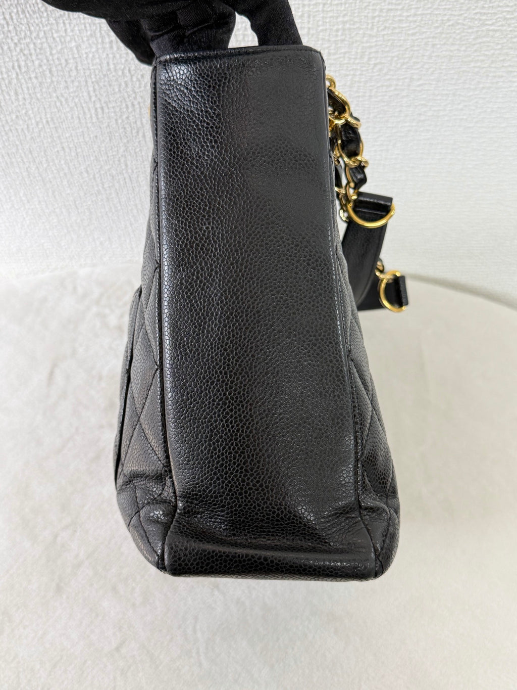 CHANEL Quilted Geuine GST Tote bag