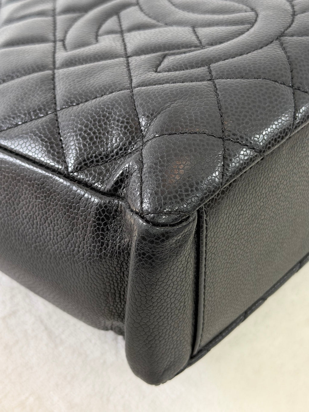 CHANEL Quilted Geuine GST Tote bag