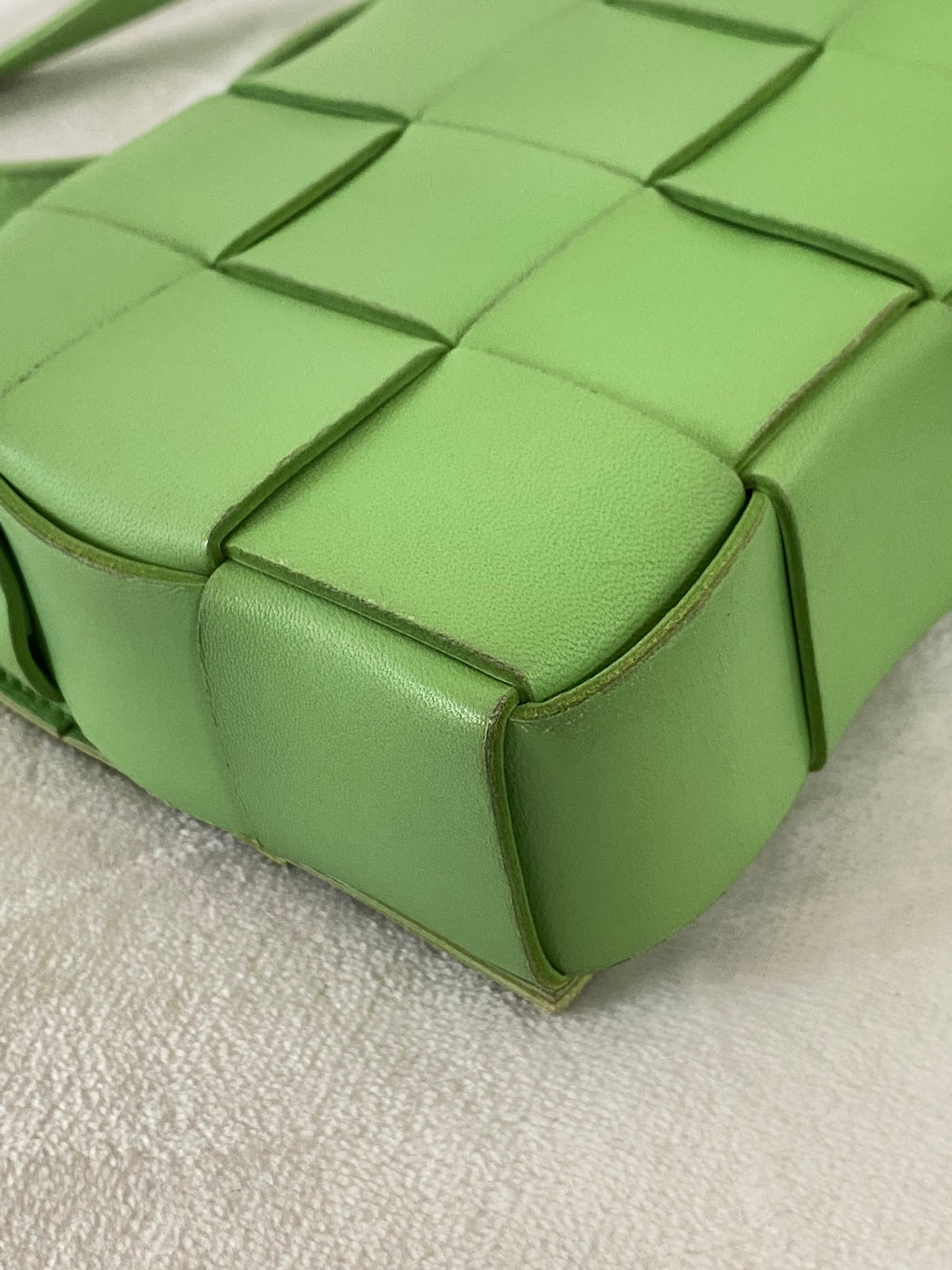 Bottega Veneta Cassette Grass Green Shoulderbag