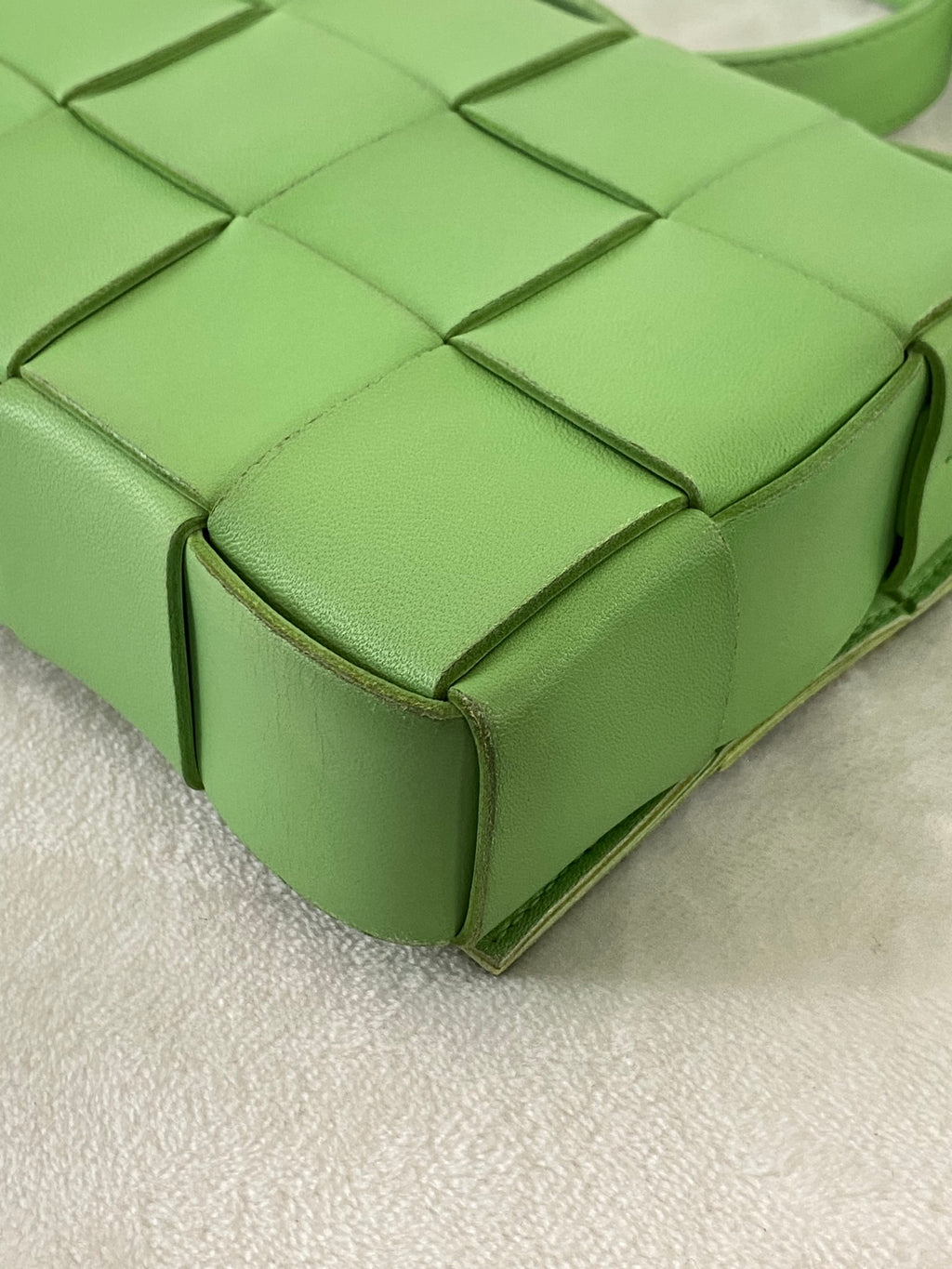 Bottega Veneta Cassette Grass Green Shoulderbag