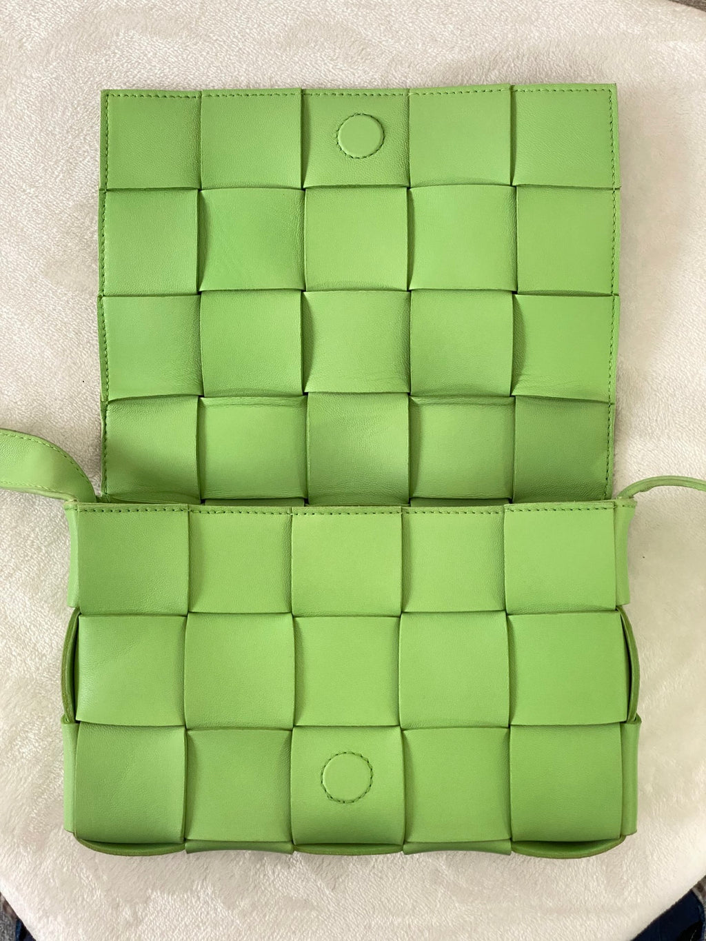 Bottega Veneta Cassette Grass Green Shoulderbag