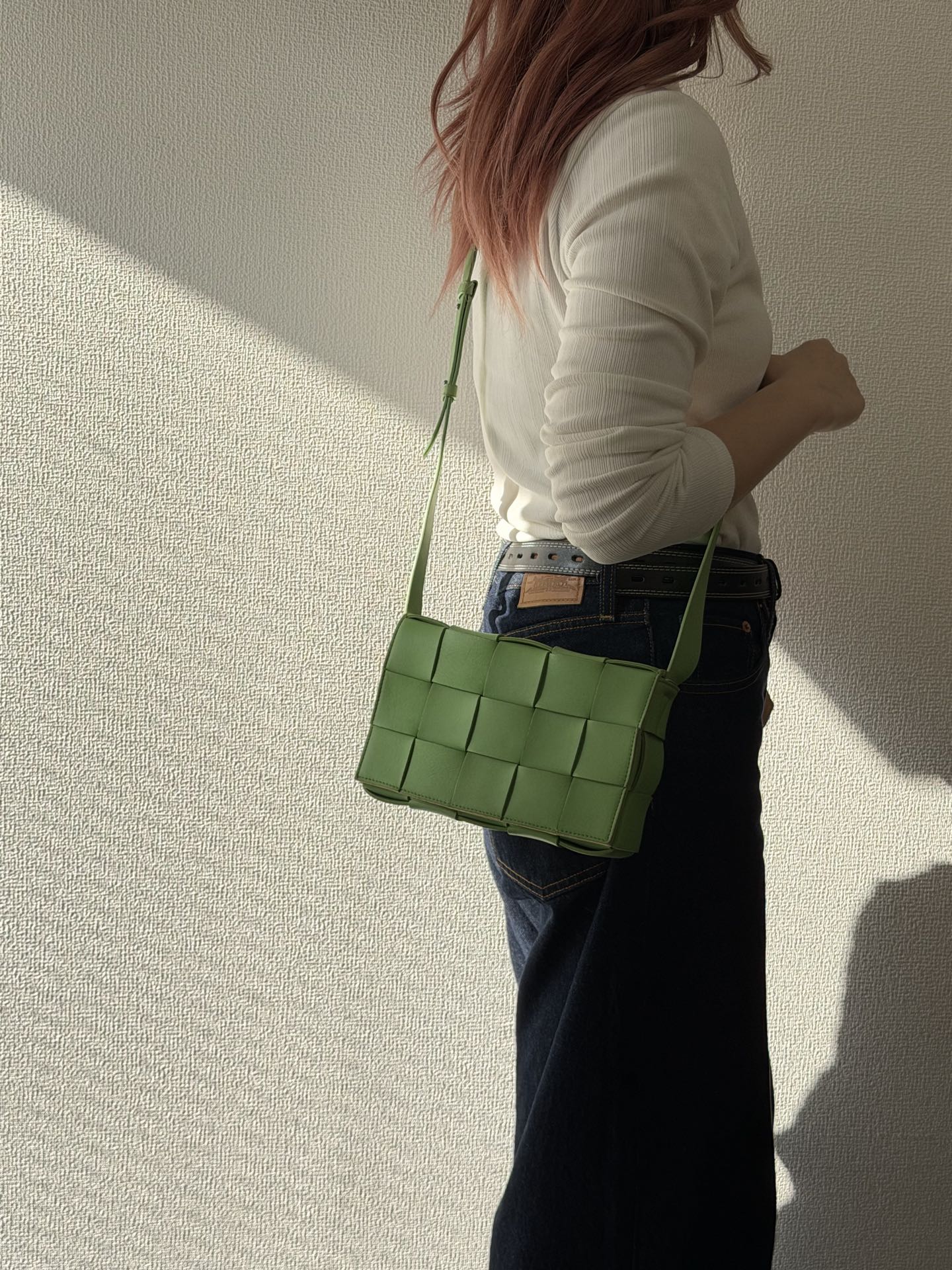 Bottega Veneta Cassette Grass Green Shoulderbag