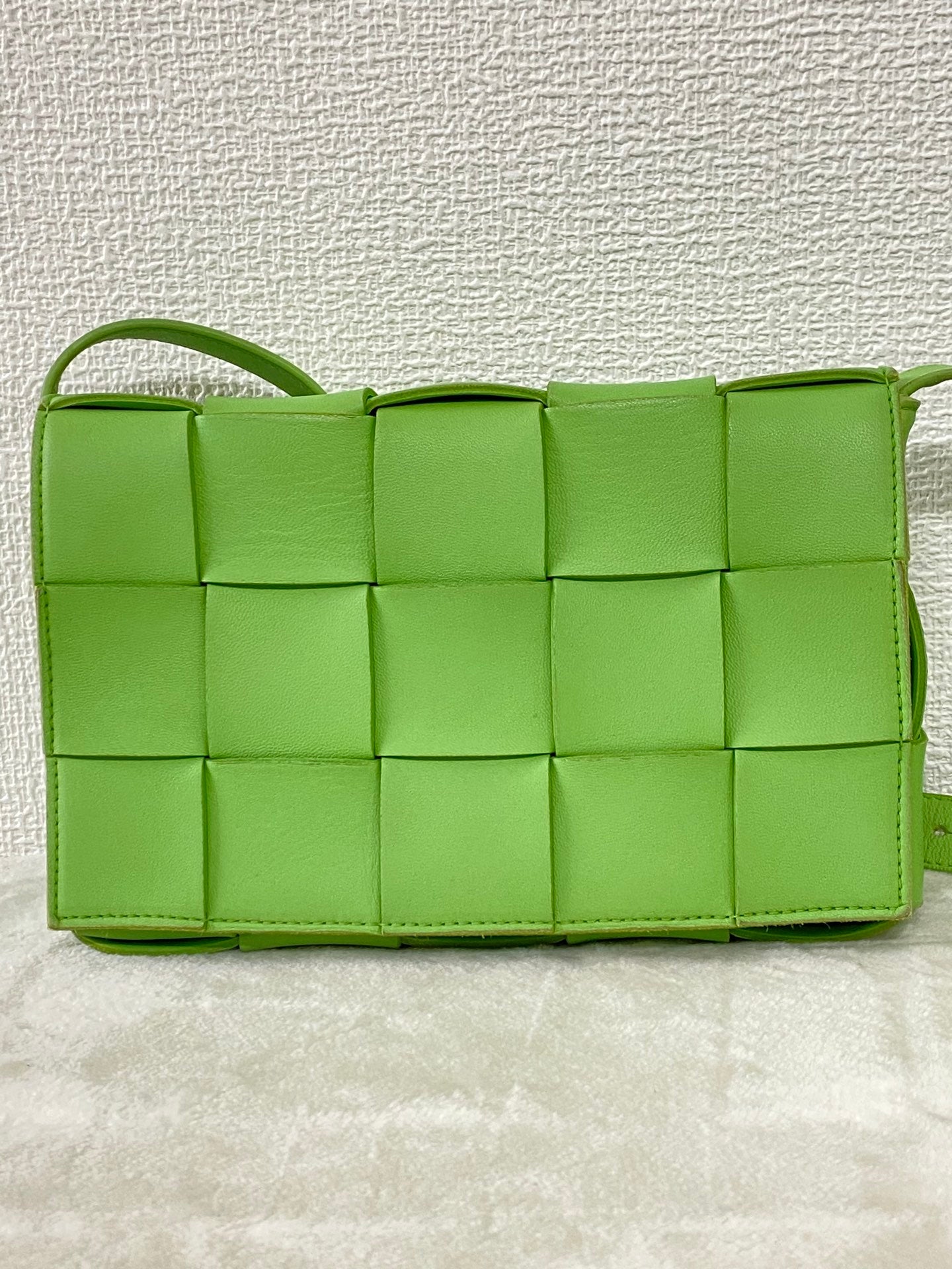 Bottega Veneta Cassette Grass Green Shoulderbag