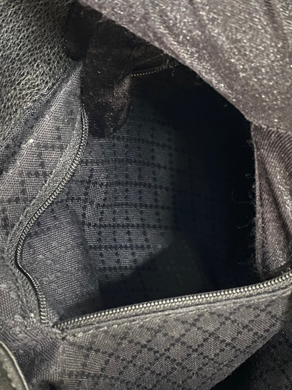 GUCCI Bamboo Handle Suede Backpack