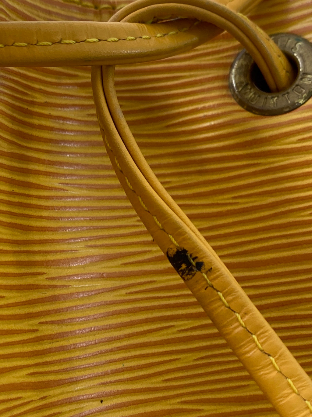 LOUIS VUITTON Epi Noé Leather Bucket Shoulderbag