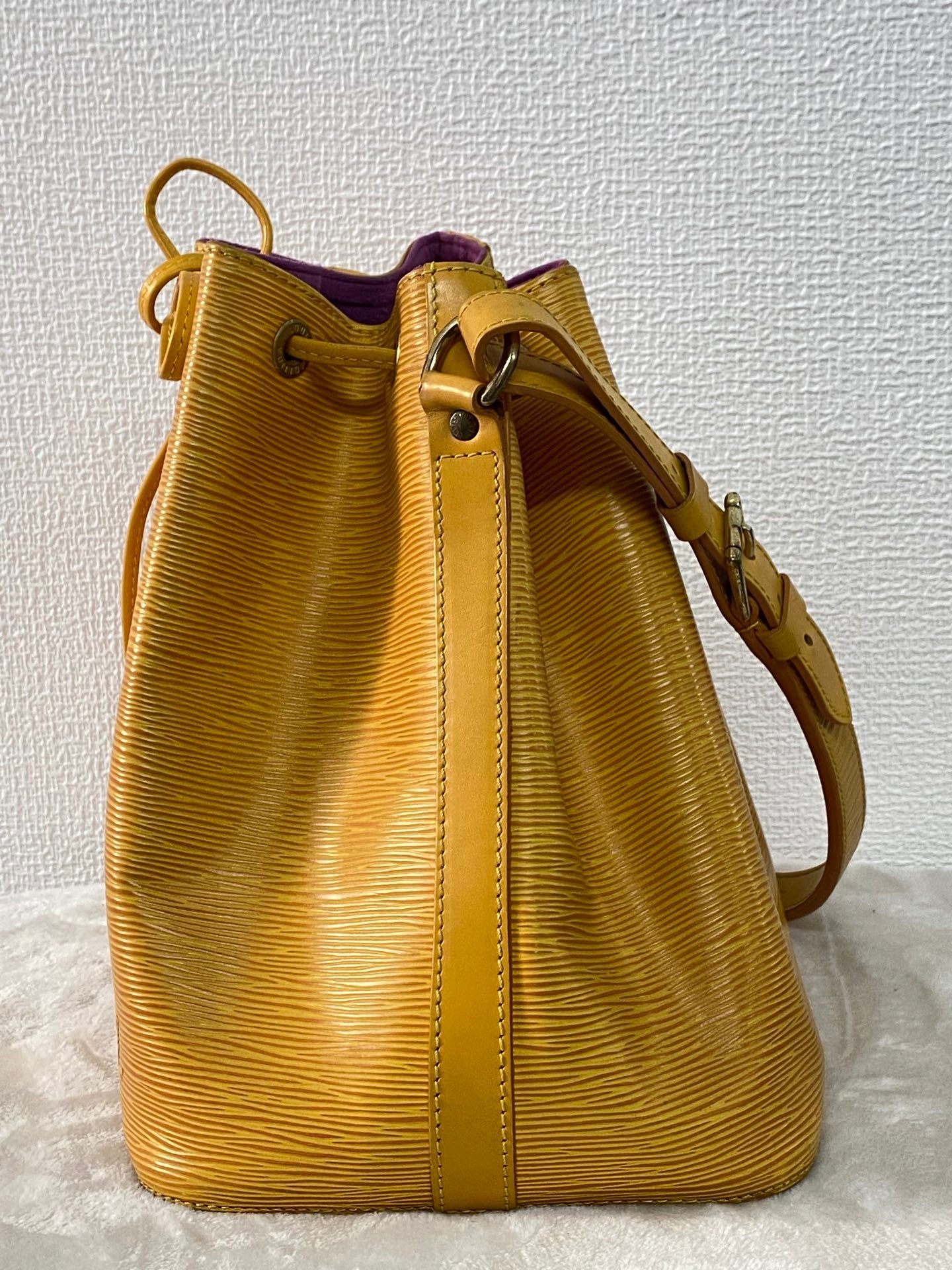LOUIS VUITTON Epi Noé Leather Bucket Shoulderbag