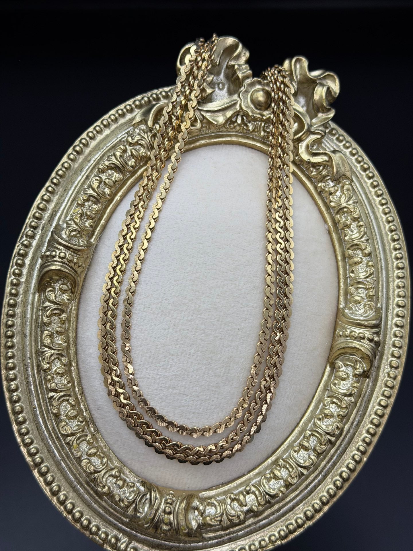 CHRISTIAN DIOR Multiple Layer Necklace