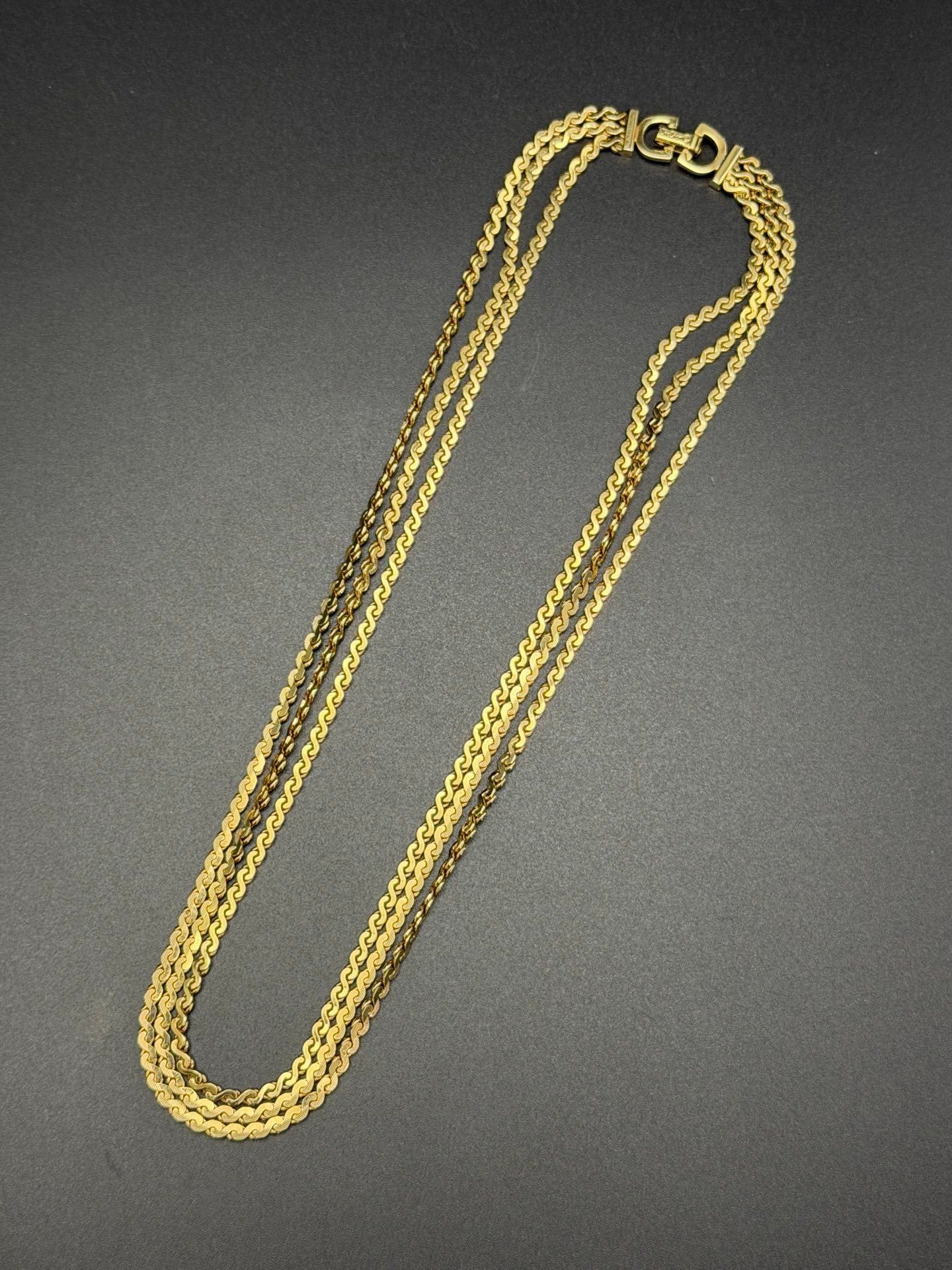 CHRISTIAN DIOR Multiple Layer Necklace