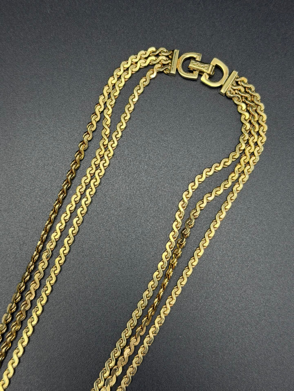 CHRISTIAN DIOR Multiple Layer Necklace