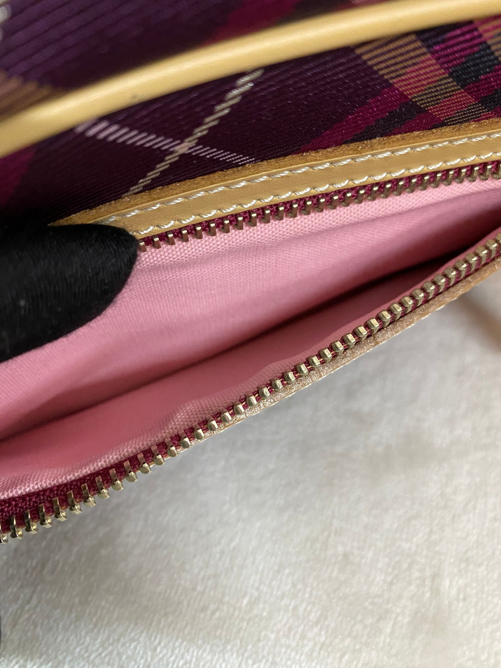 BURBERRY  Check Pattern Shoulderbag