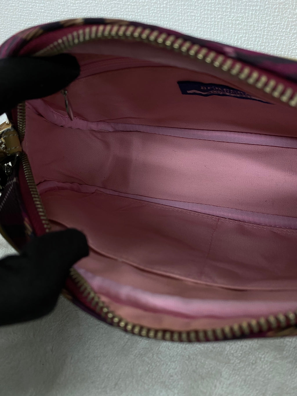 BURBERRY  Check Pattern Shoulderbag