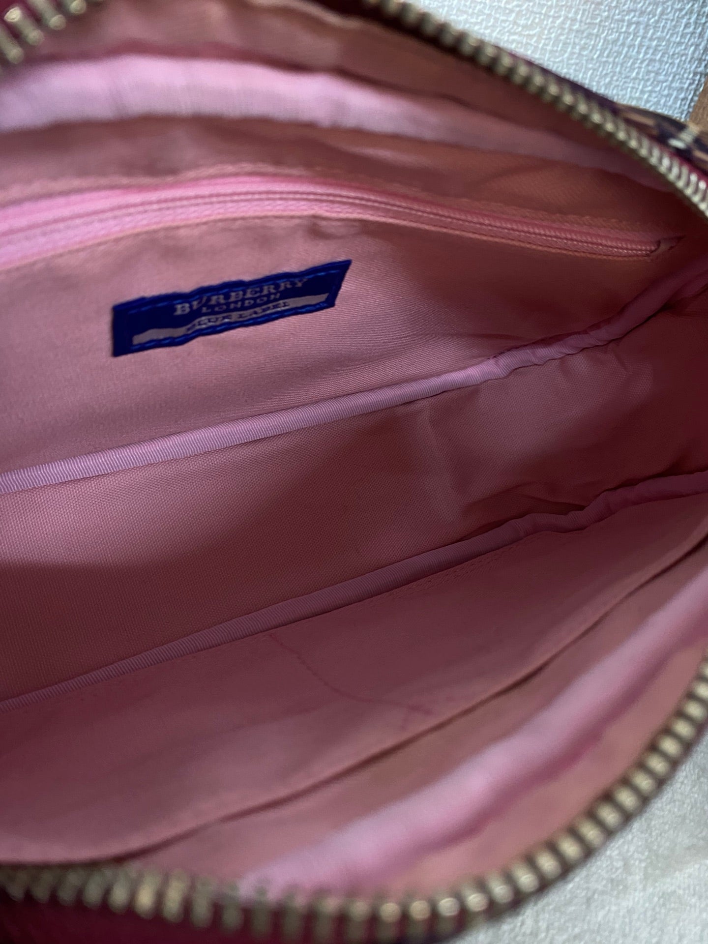 BURBERRY  Check Pattern Shoulderbag