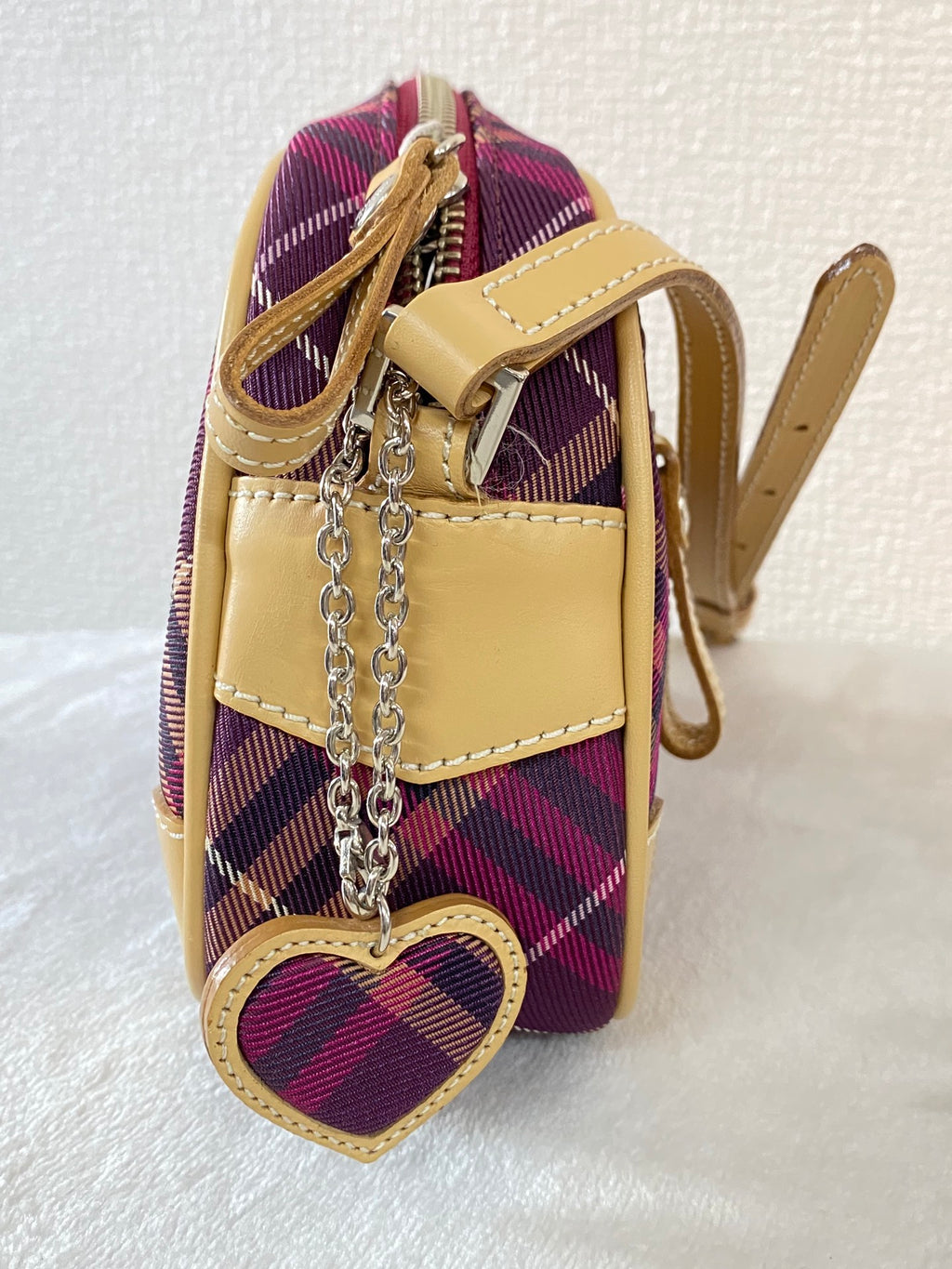 BURBERRY  Check Pattern Shoulderbag