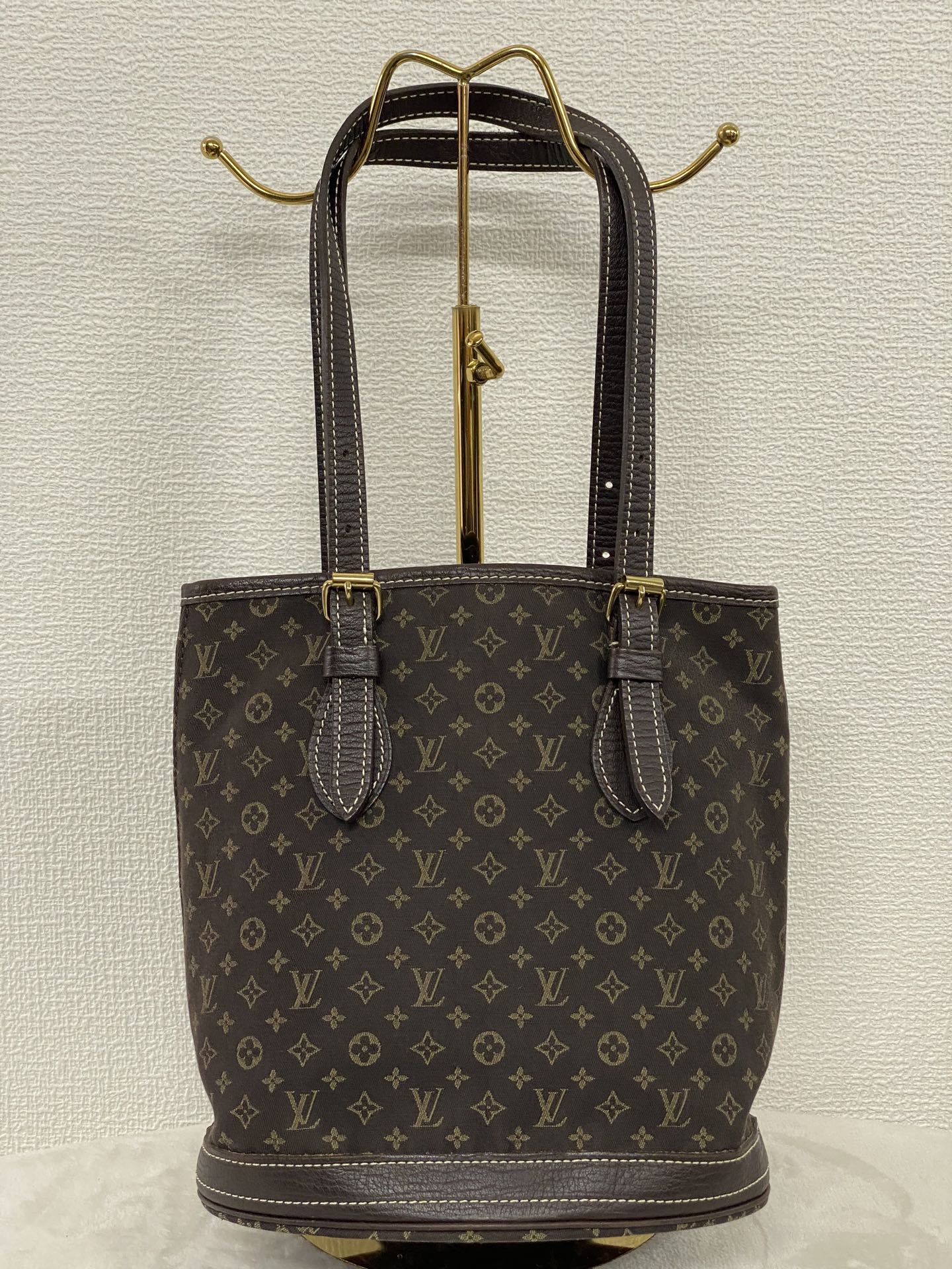 LOUIS VUITTON Monogram Denim Bucket Shoulderbag Set
