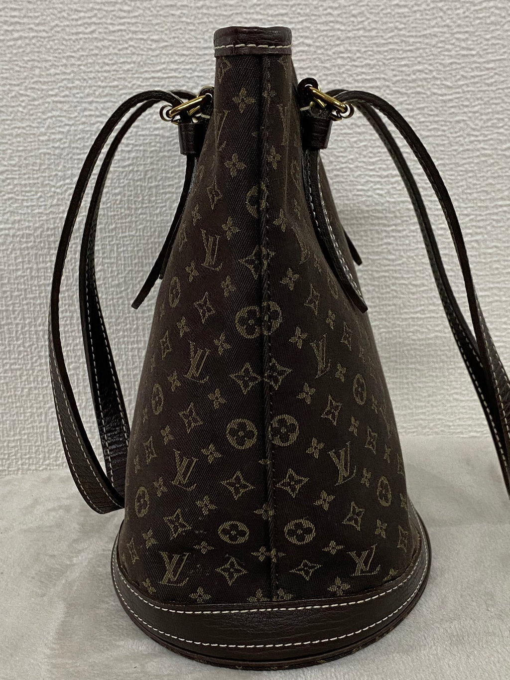 LOUIS VUITTON Monogram Denim Bucket Shoulderbag Set