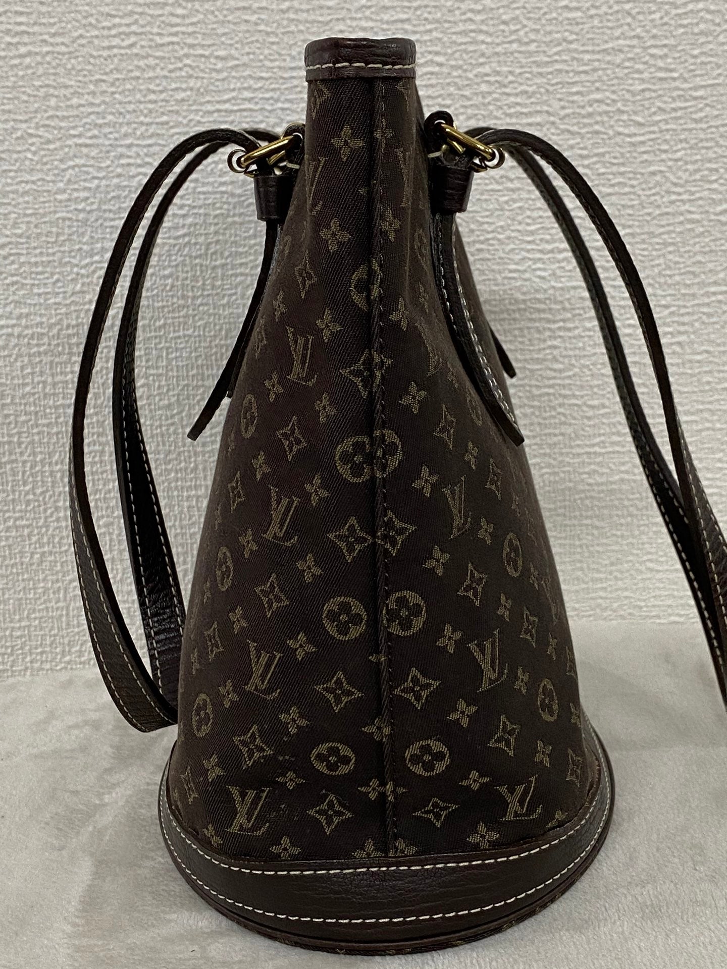 LOUIS VUITTON Monogram Denim Bucket Shoulderbag Set