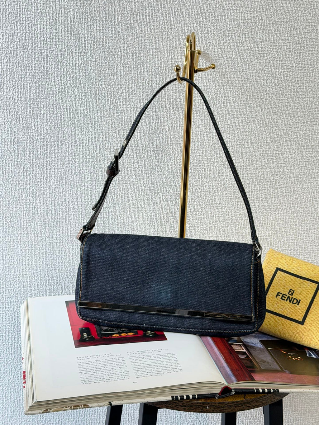 FENDI Borsa In Jeans Beagutte Shoulderbag