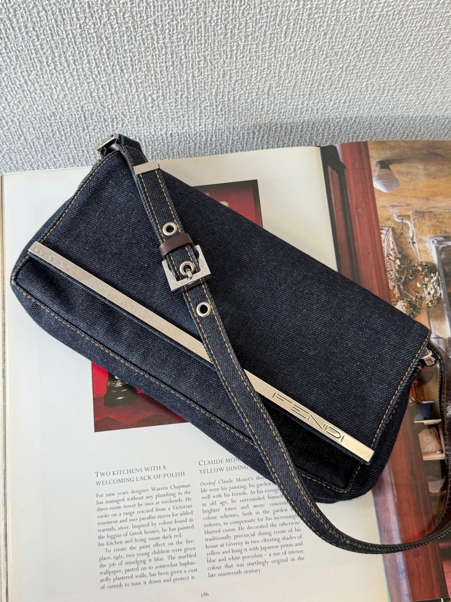 FENDI Borsa In Jeans Beagutte Shoulderbag