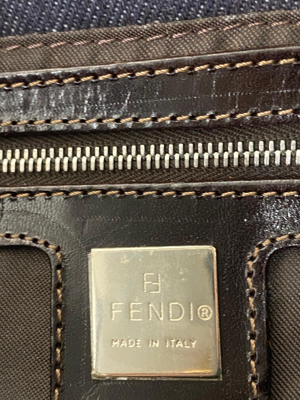 FENDI Borsa In Jeans Beagutte Shoulderbag