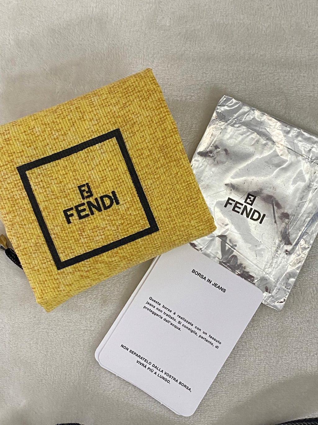 FENDI Borsa In Jeans Beagutte Shoulderbag