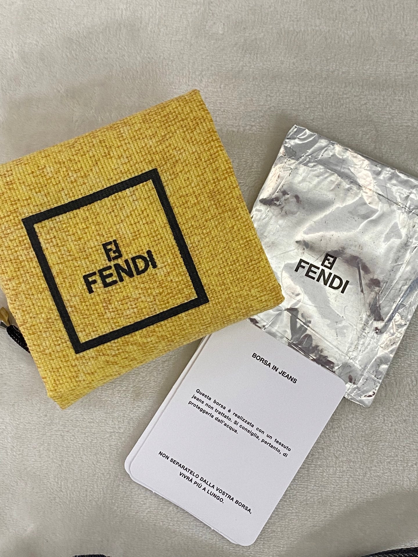 FENDI Borsa In Jeans Beagutte Shoulderbag