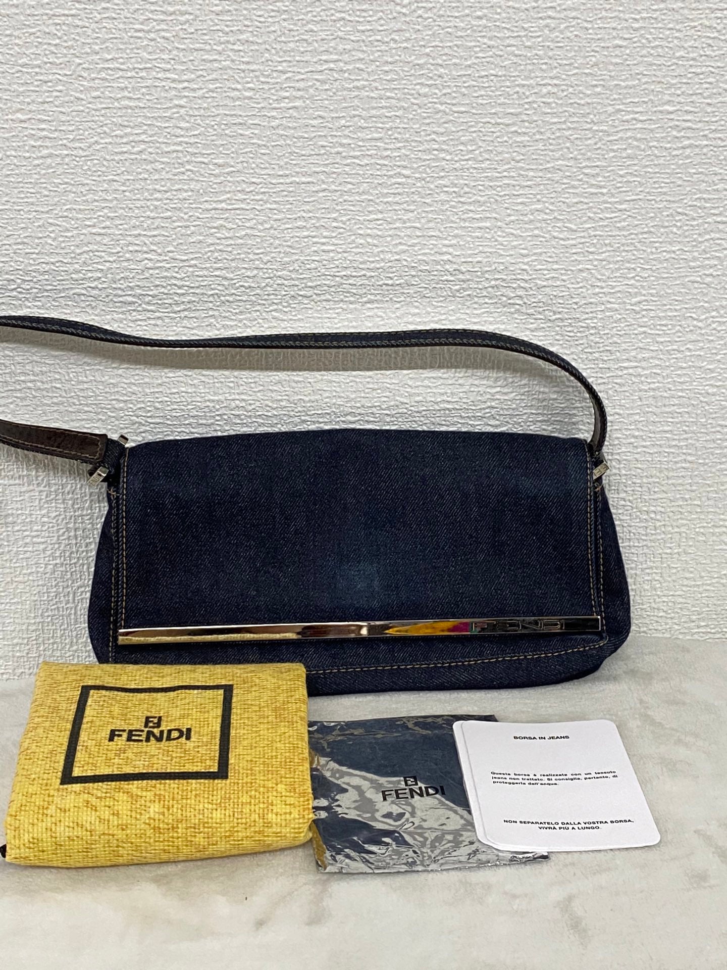 FENDI Borsa In Jeans Beagutte Shoulderbag