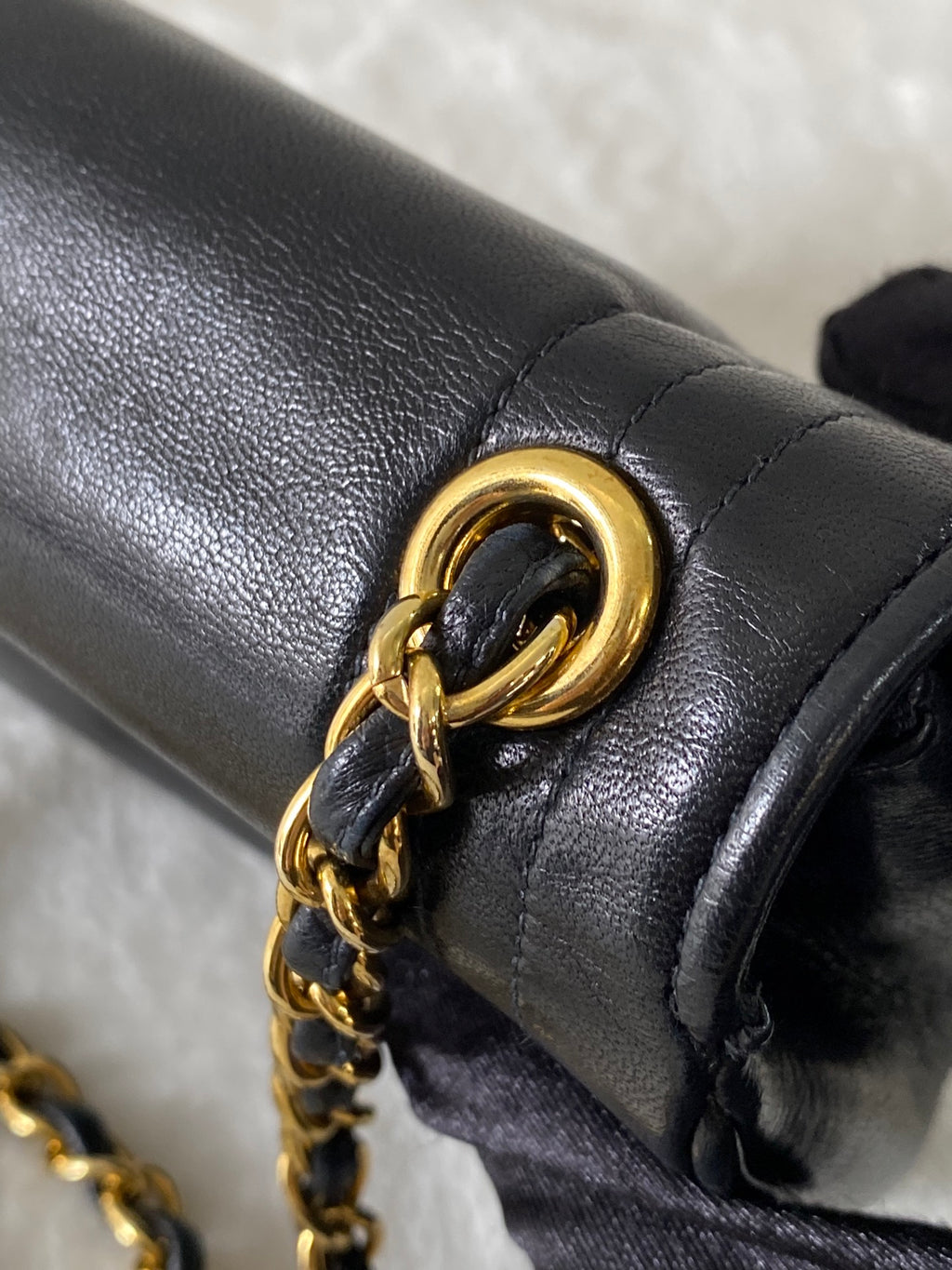 CHANEL Lambskin DoubleC Chainbag