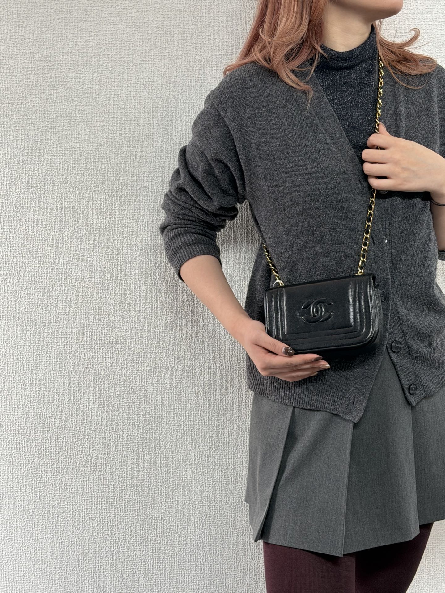 CHANEL Lambskin DoubleC Chainbag