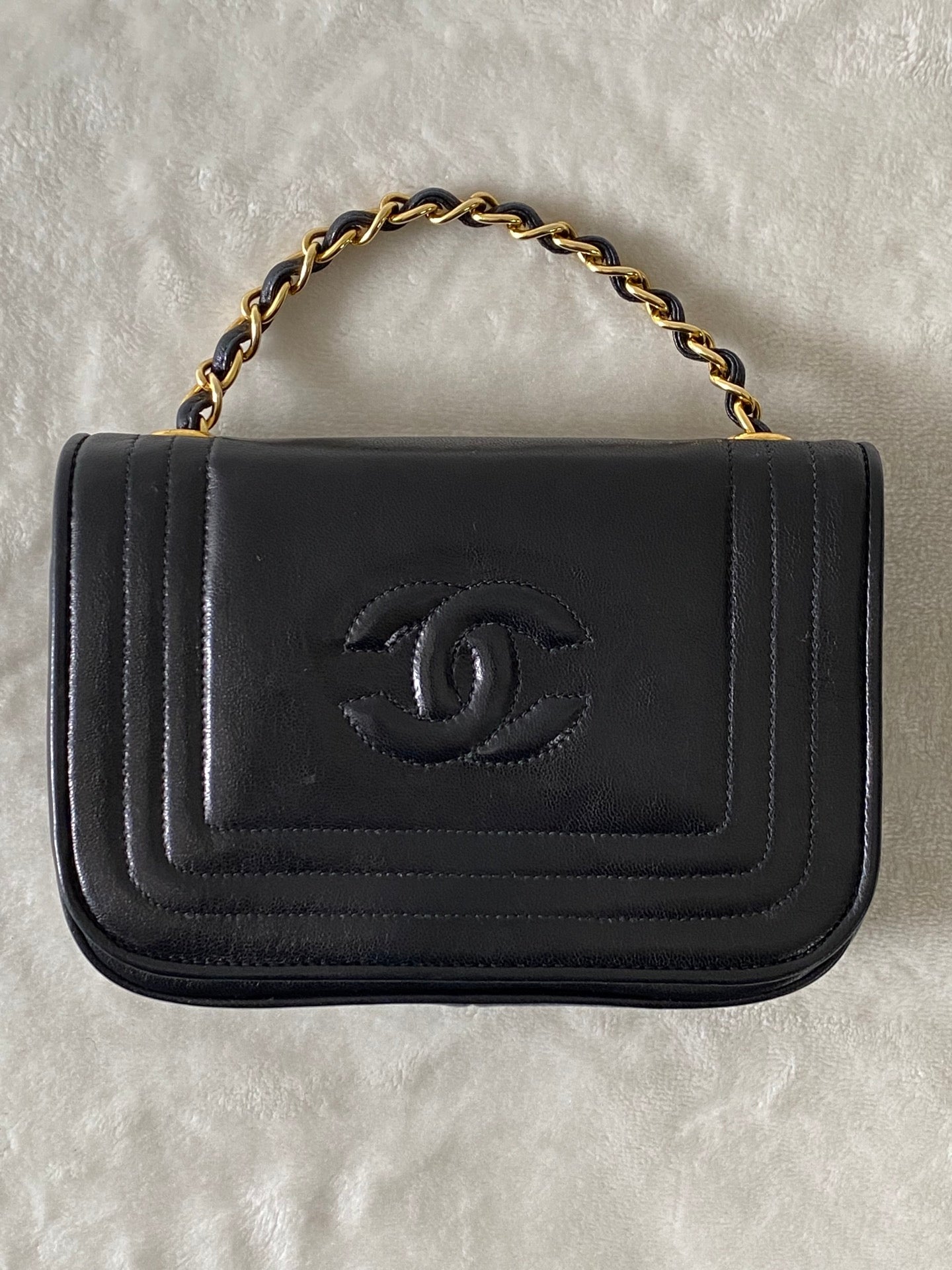 CHANEL Lambskin DoubleC Chainbag