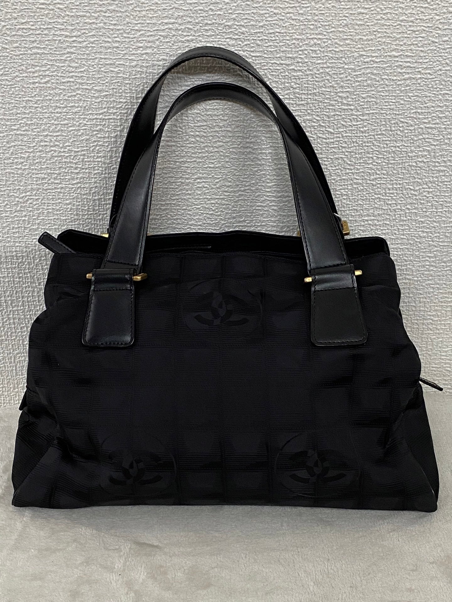 CHANE Ice Cube Canvas Handbag