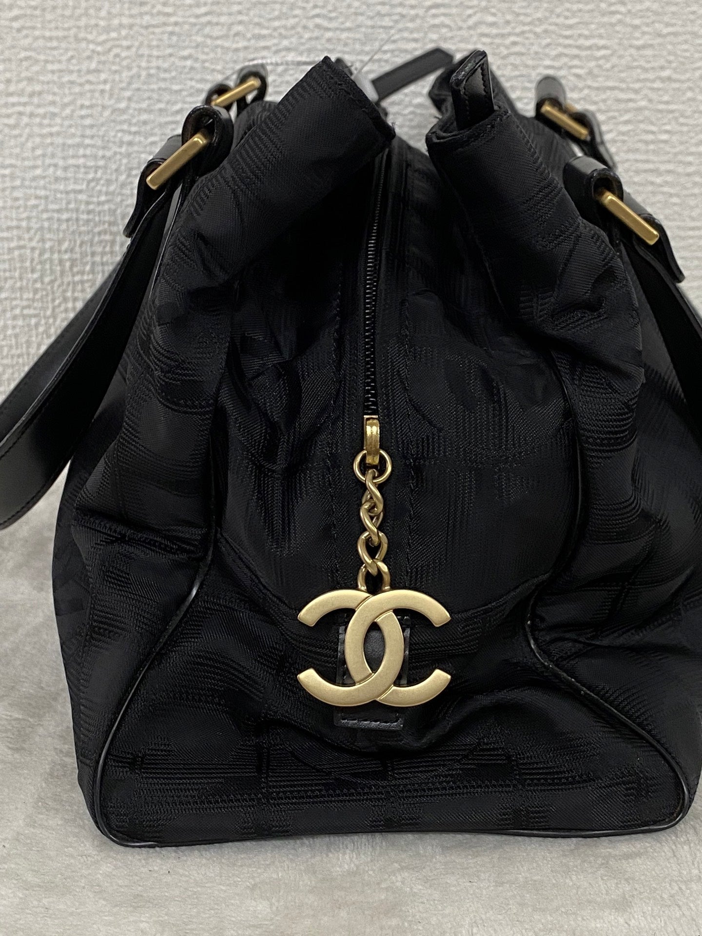 CHANE Ice Cube Canvas Handbag