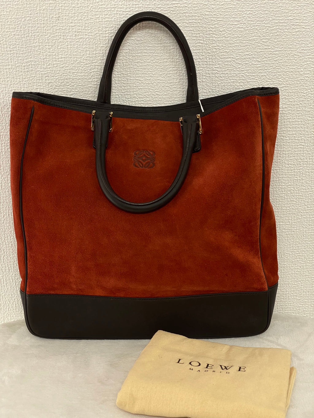 LOEWE Suede Leather Totebag
