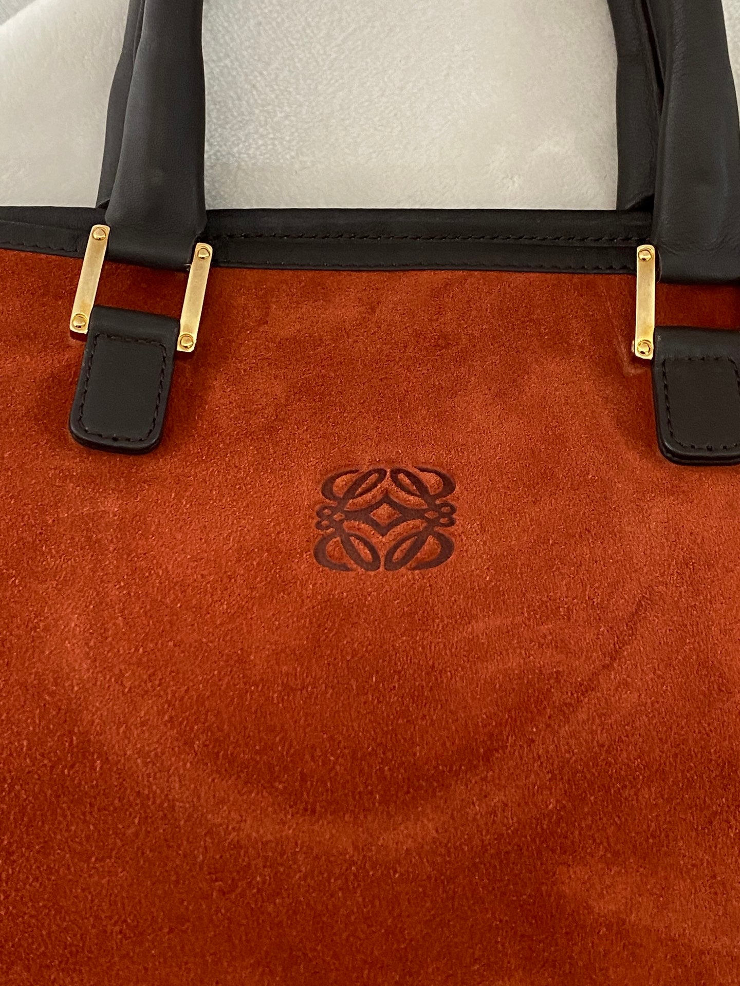 LOEWE Suede Leather Totebag
