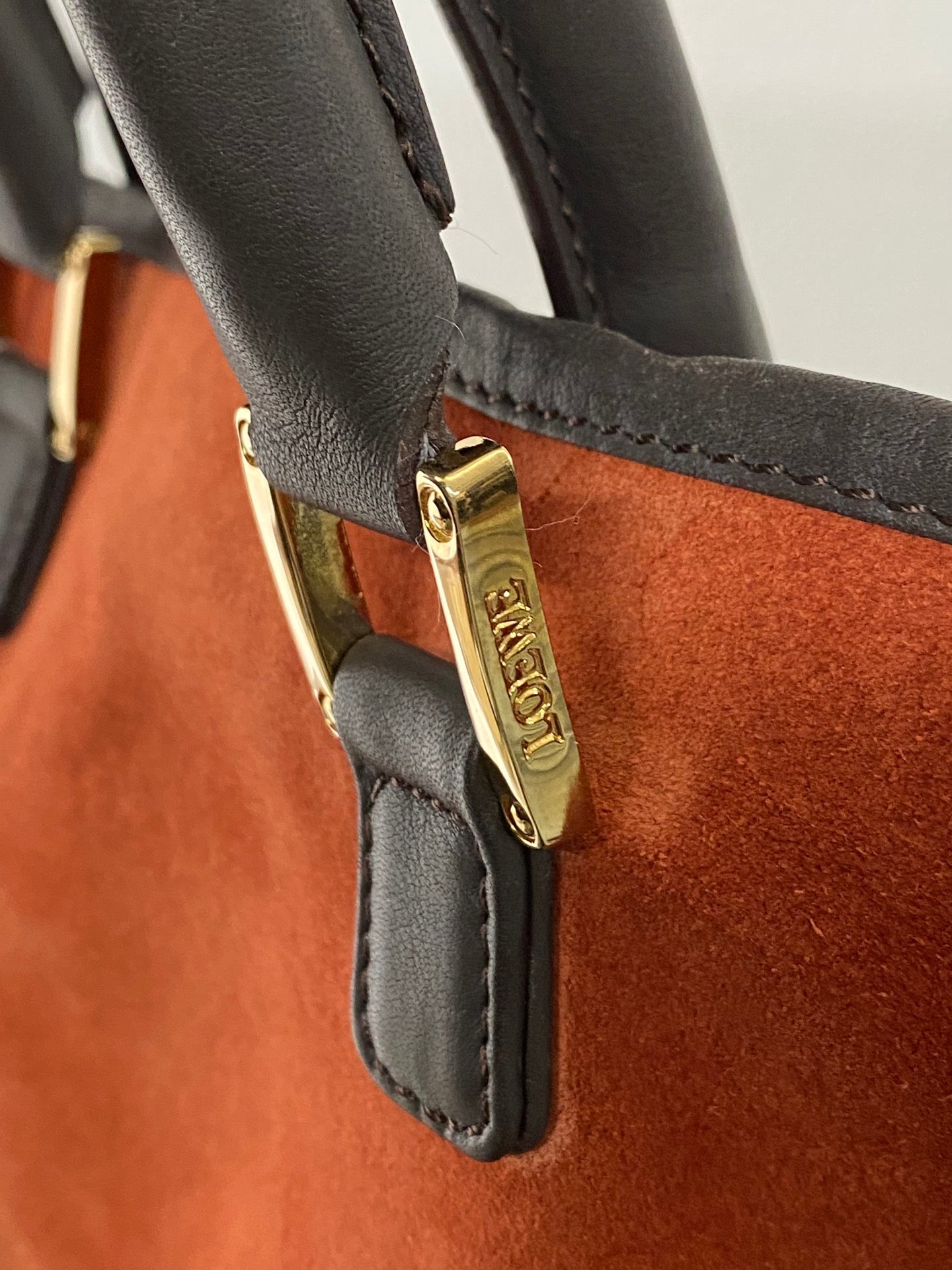 LOEWE Suede Leather Totebag