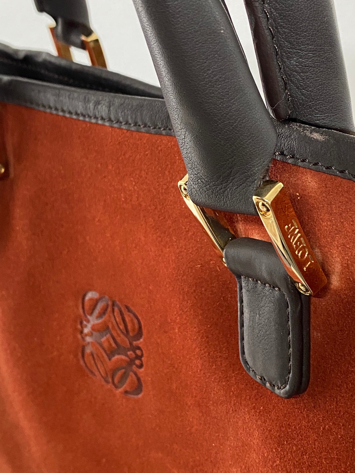 LOEWE Suede Leather Totebag