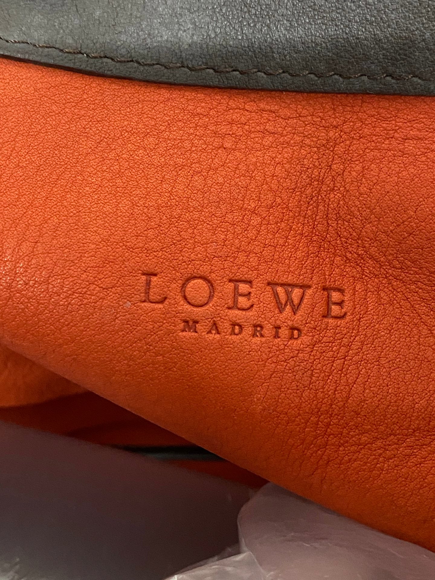LOEWE Suede Leather Totebag