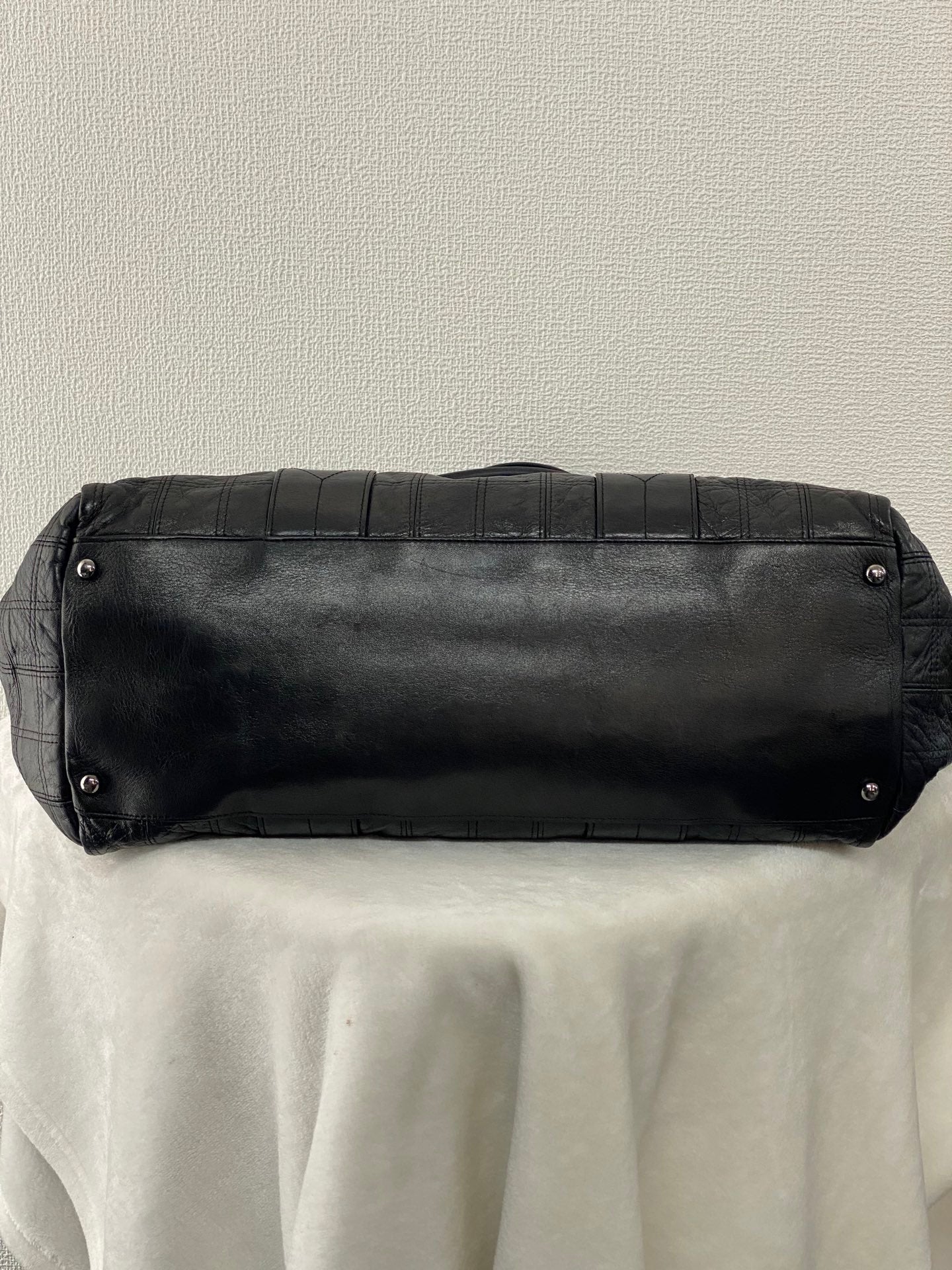 CHANEL Ice Cube Collection Leather Handbag