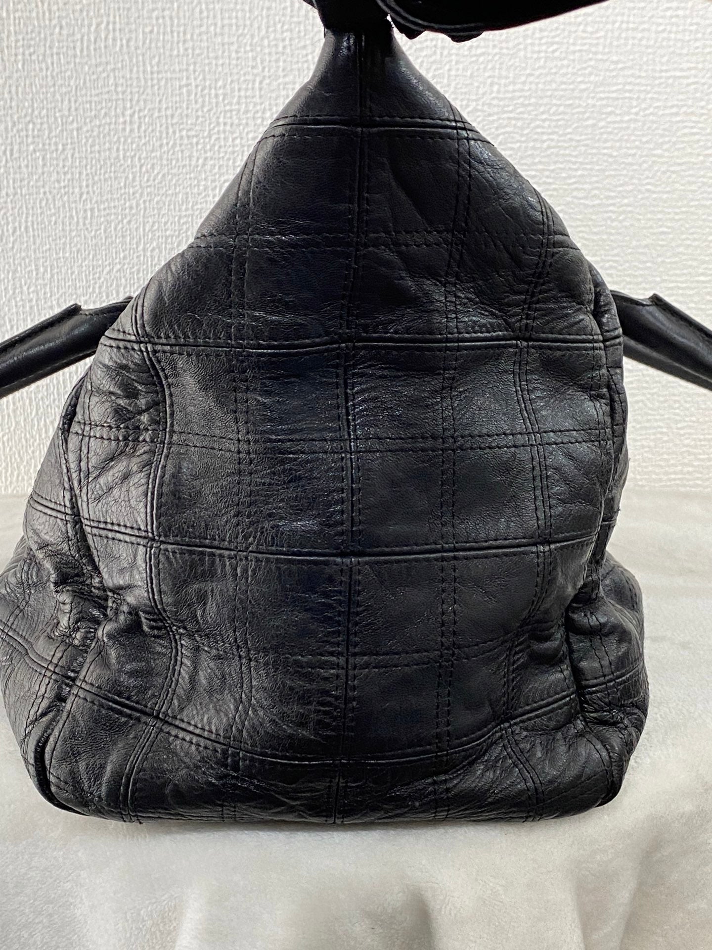 CHANEL Ice Cube Collection Leather Handbag