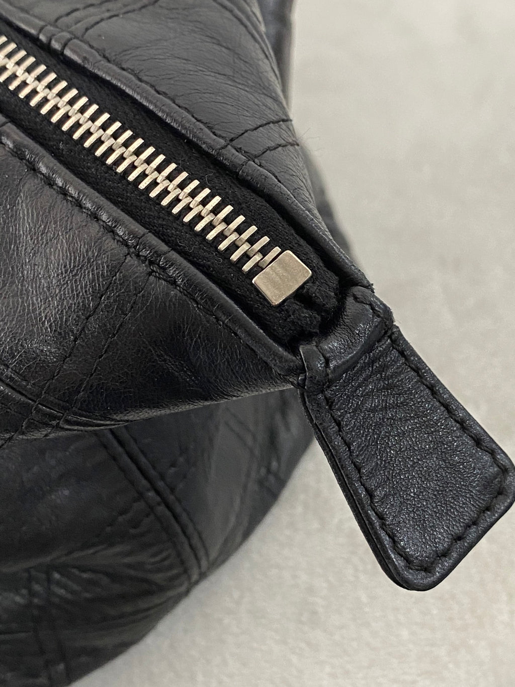 CHANEL Ice Cube Collection Leather Handbag