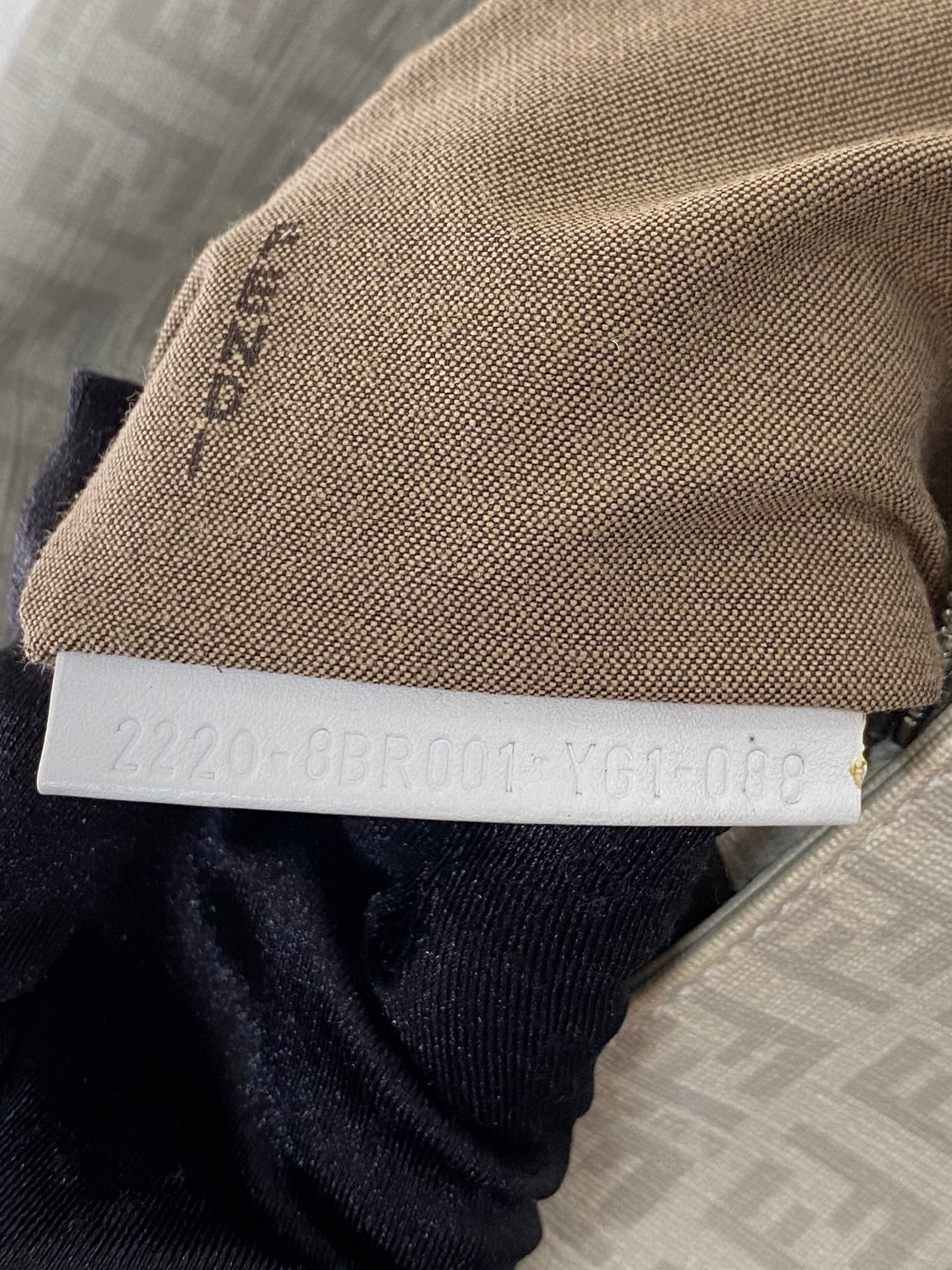 FENDI Zucchino White Chain Bag