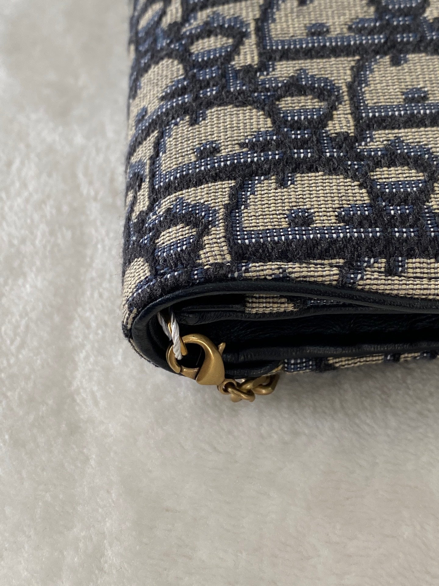CHRISTIAN DIOR Saddle Oblique WOC Chainbag Set