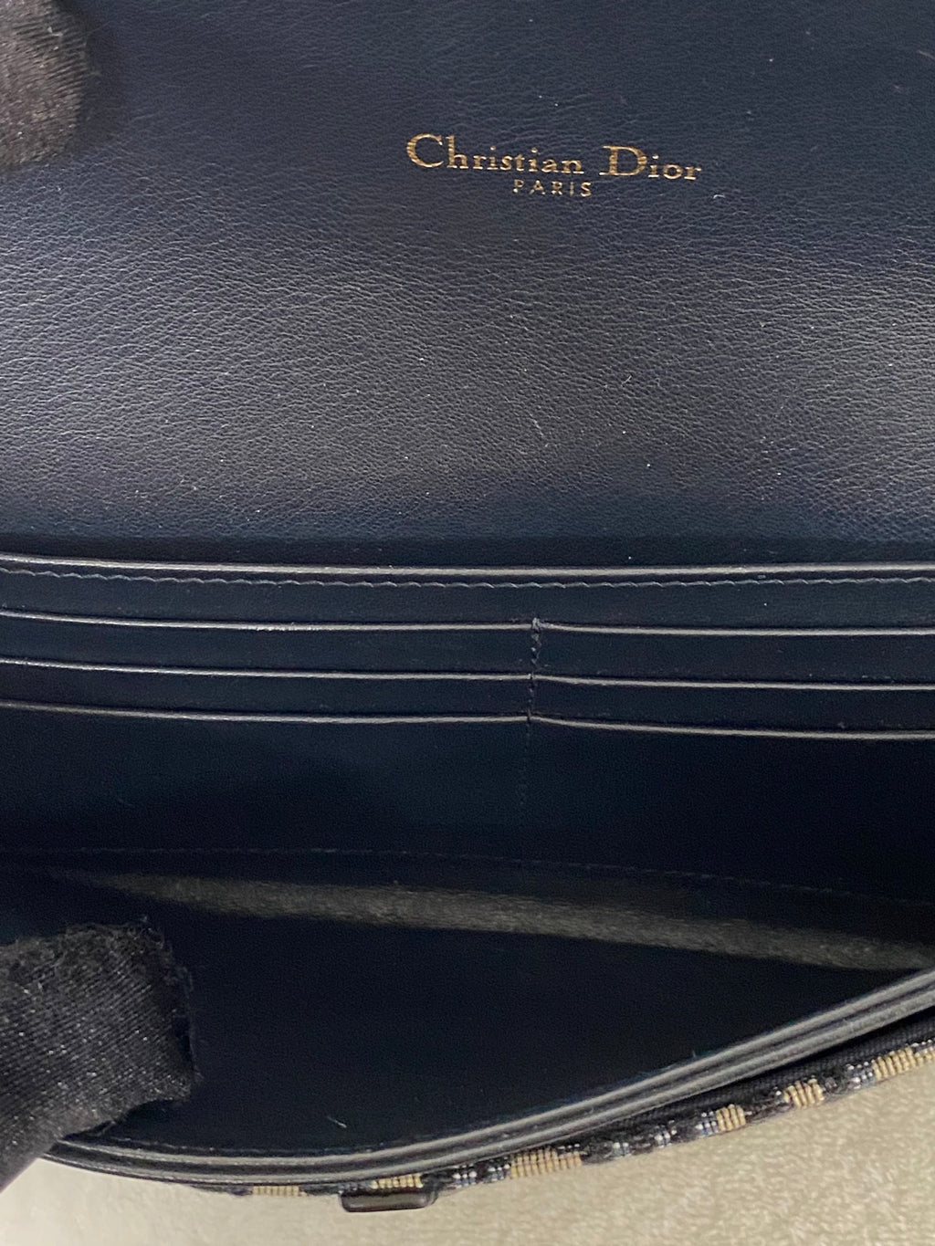 CHRISTIAN DIOR Saddle Oblique WOC Chainbag Set