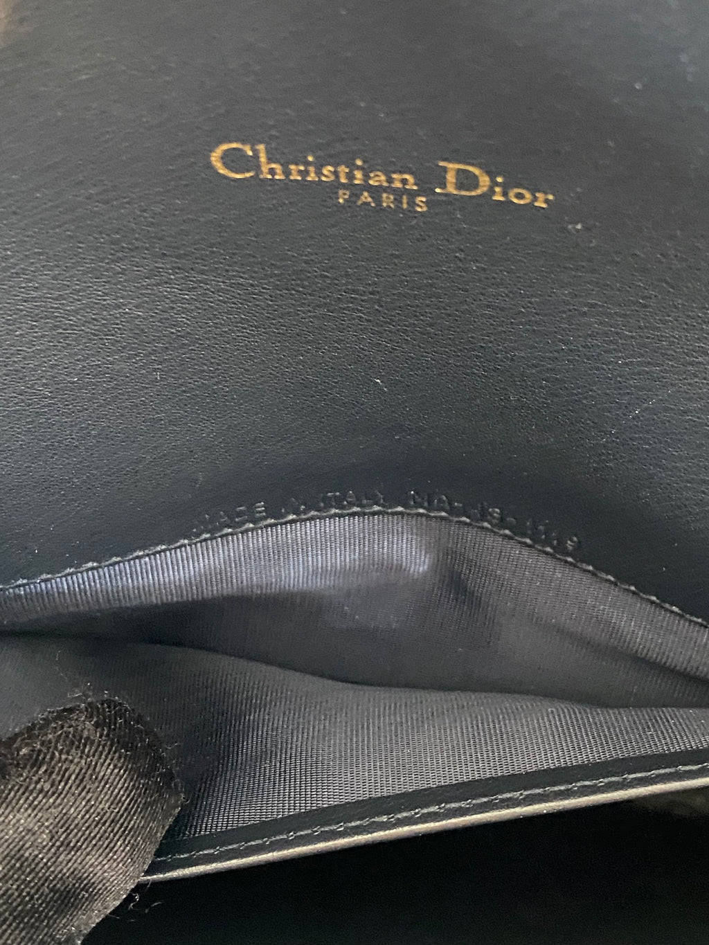 CHRISTIAN DIOR Saddle Oblique WOC Chainbag Set