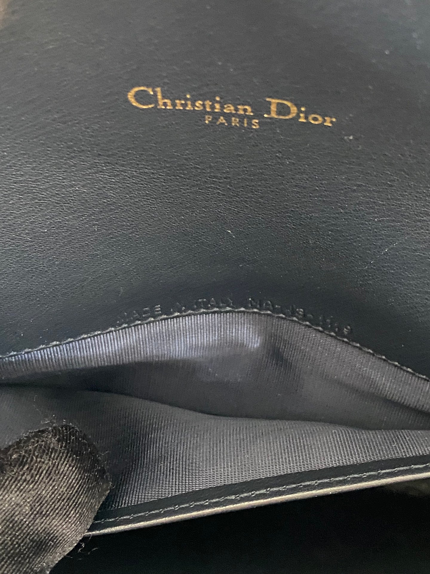 CHRISTIAN DIOR Saddle Oblique WOC Chainbag Set