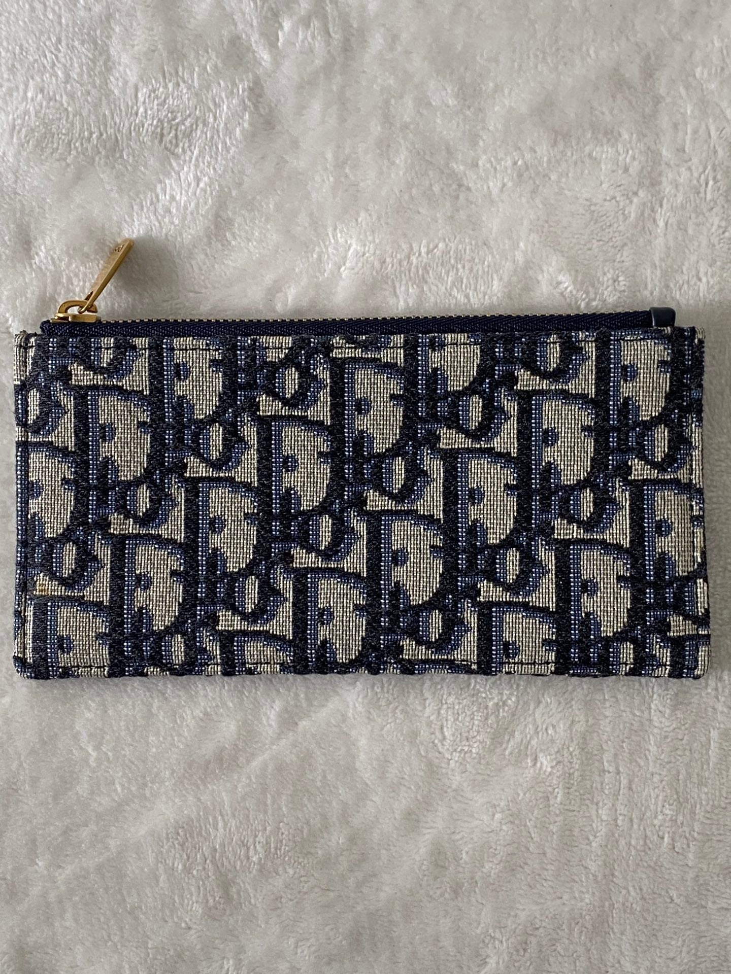 CHRISTIAN DIOR Saddle Oblique WOC Chainbag Set