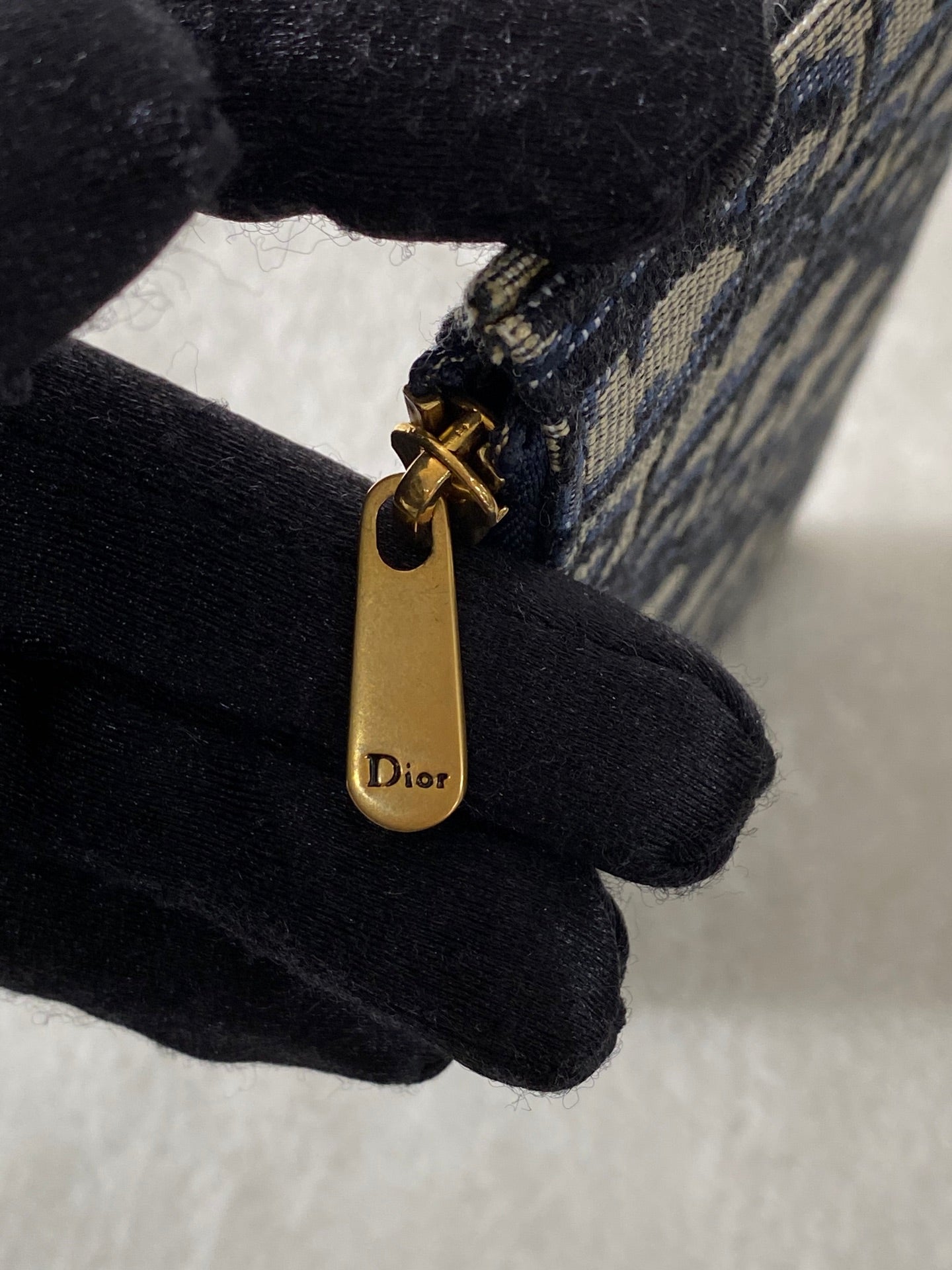 CHRISTIAN DIOR Saddle Oblique WOC Chainbag Set