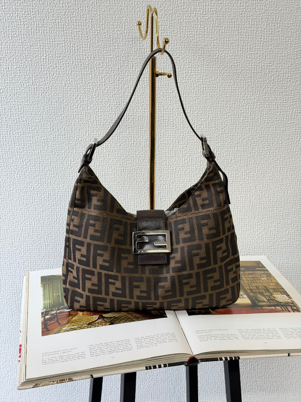 FENDI Zucca Hobo Shoulderbag