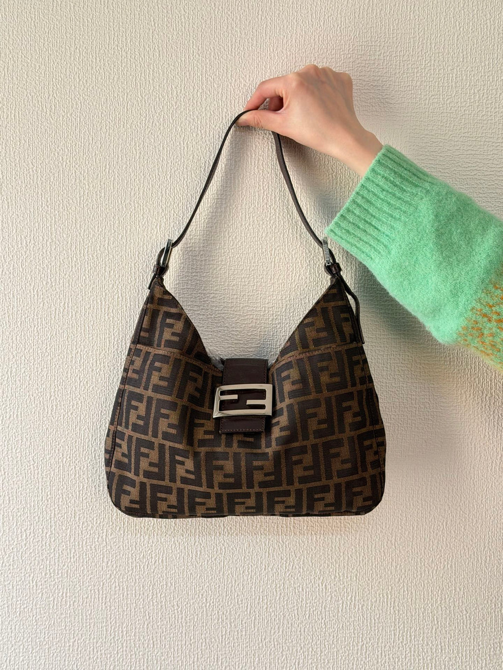 FENDI Zucca Hobo Shoulderbag
