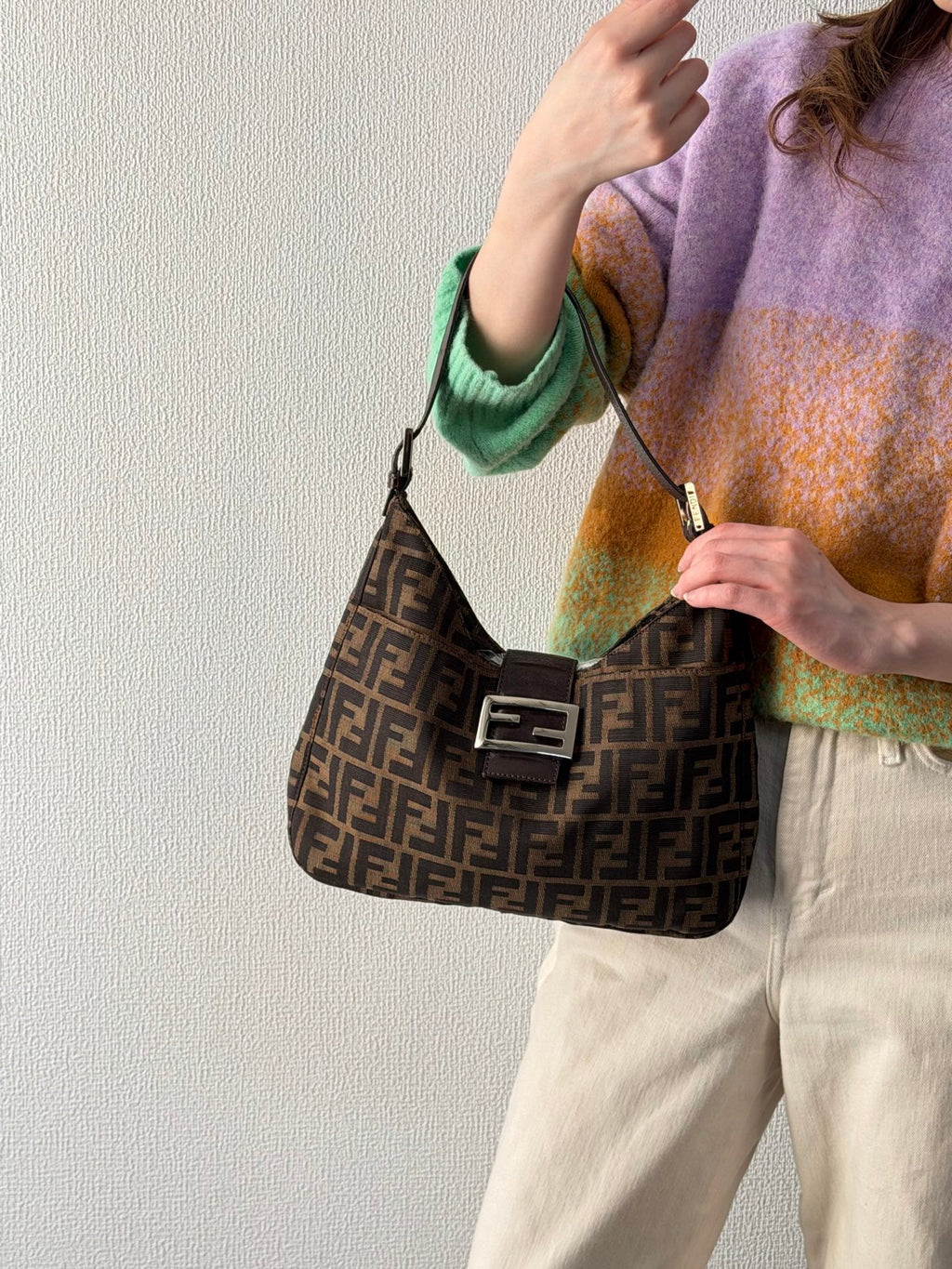 FENDI Zucca Hobo Shoulderbag